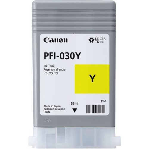 Canon PFI030 Yellow Cartridge