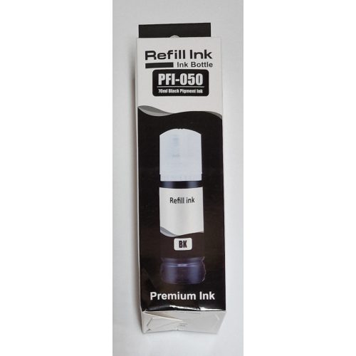 Canon PFI-050 Black utángyártott tinta 70 ml