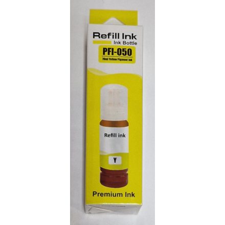 Utángyártott Canon PFI-050 Yellow 70ml