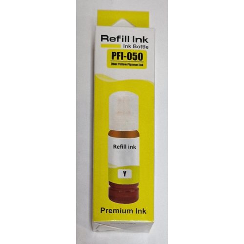 Utángyártott Canon PFI-050 Yellow 70ml