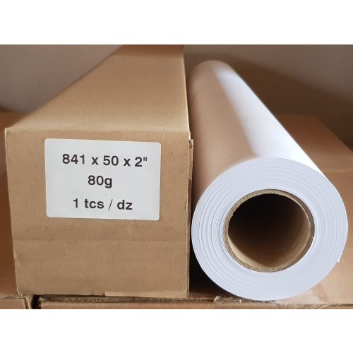 Plotter papír 80g 841mm x 50m tekercs