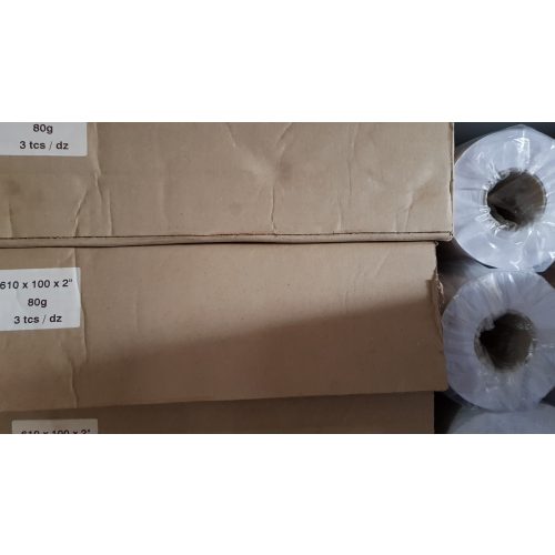 Plotterpapír 80g 610mm x 100m