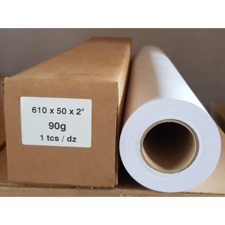 Mérnöki plotter papír 610mm x 50m tekercs 90g