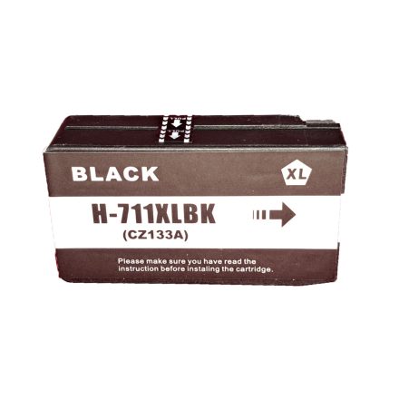 HP 711 utángyártott 80ml Fekete tintapatron