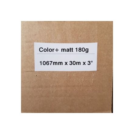 Matt Coated 180g  1067mm x 30m